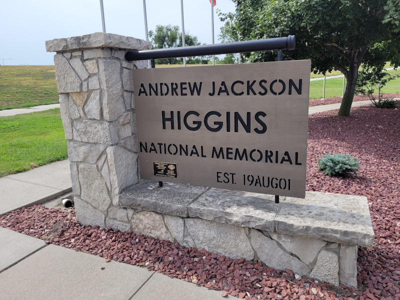 Higgins National Memorial Sign