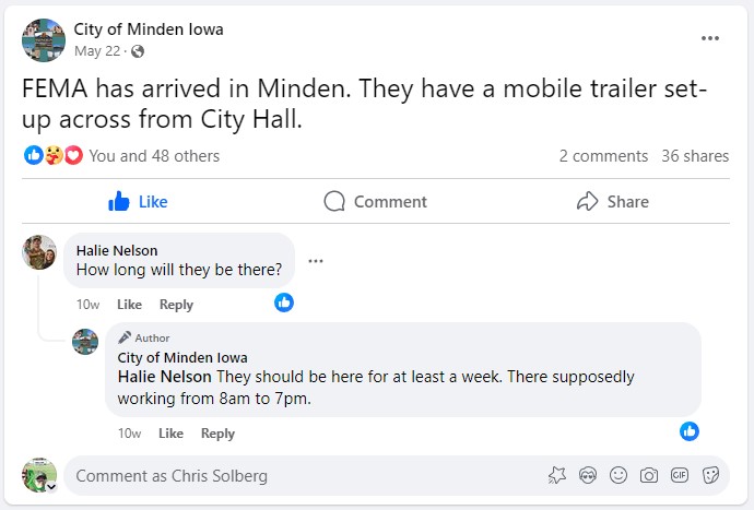 Minden Tornado Social Media 01